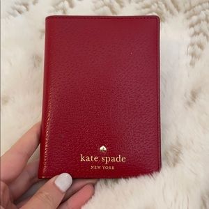 Kate spade leather passport holder